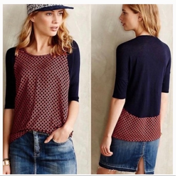 Yellow Bird Last Act top from Anthropologie -small - Picture 3 of 3